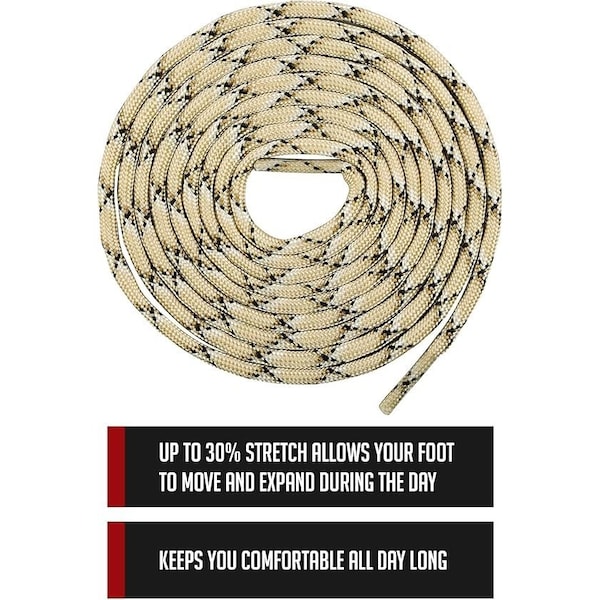 Ironlace Paracrd 550 Shoelace, 63", Desert Camo, PR1 - 550-63-08
