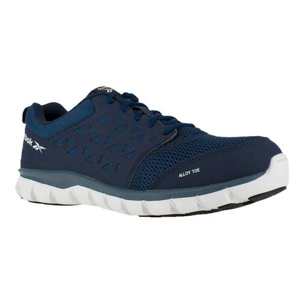 Reebok Men's Athletic Shoe, Alloy Toe, Mesh Upper, Rubber Outsole, Lace Up, Navy, 10 1/2 M - RB4043