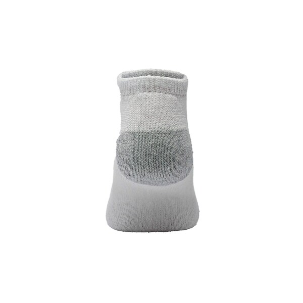 Railroad Sock Women's Sport No Show Socks, Size 5-10, White/Grey, 3PK - 3884