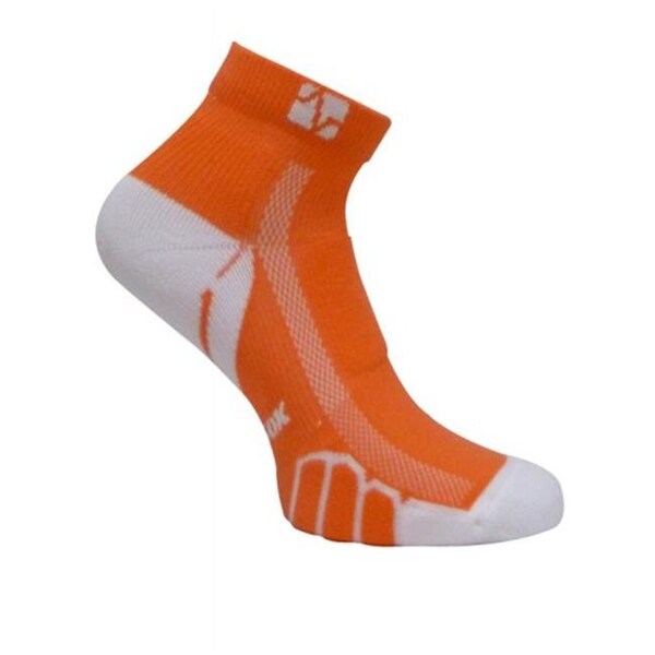 Vitalsox Vitalsox VT 0210 Ped Light Weight Running Socks; Orange - Small - VT0210_OG_SM