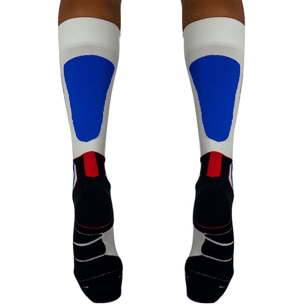 Zayaan Health Sports Pro Compression Socks, White, PR - BLZH-CSSP-V-1W