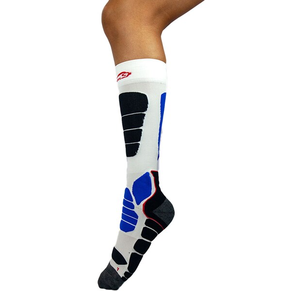 Zayaan Health Sports Pro Compression Socks, White, PR - BLZH-CSSP-V-1W
