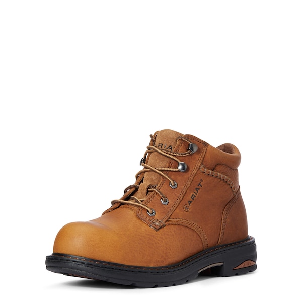 Ariat Women's 5 in Composite Toe 6-Inch Work Boot, Brown, 7 1/2, B, 10005949 - 10005949
