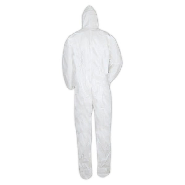 Magid EconoWear CVCHB8MCP Microporous Coveralls with Attached Hood and Boots, 25case - CVCHB8MCP-XXXL