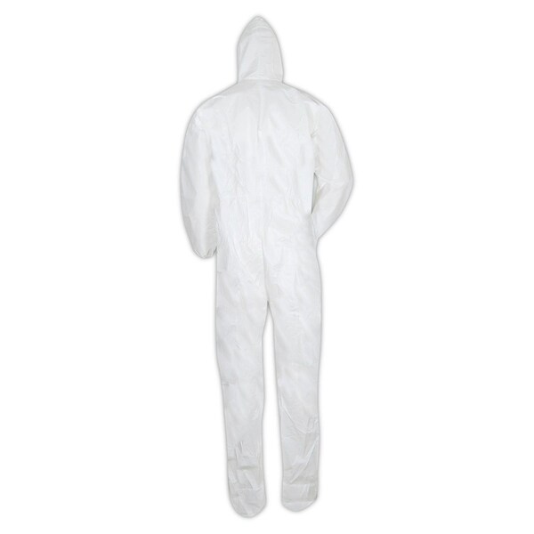 Magid EconoWear CVCHB8MCP Microporous Coveralls with Attached Hood and Boots, 25case - CVCHB8MCP-XXXL
