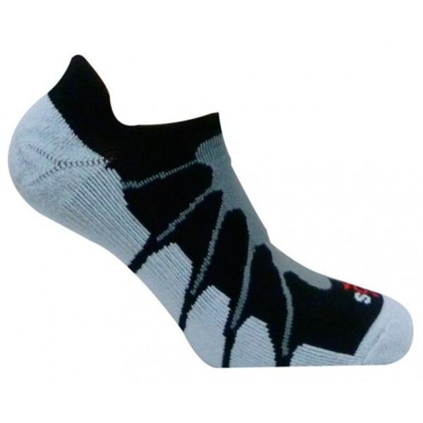 Sox Sox SS 6011 Sport Plantar Fasciitis Arch Support Ghost Compression Socks; Black - Extra Large - SS6011_BK_XLG