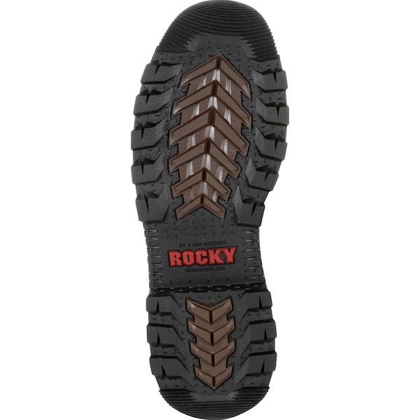 Rocky Rams Horn, Men's 6 in Composite Toe Insulated Work Boot, Dark Brown, 9, W, RKK0284 - RKK0284