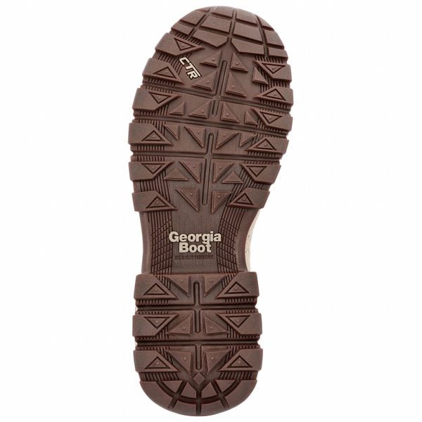 Georgia Boot Women's Wellington Boot, 11 M, Alloy Toe, 10 in H, Dark Brown, GB00557 - GB00557