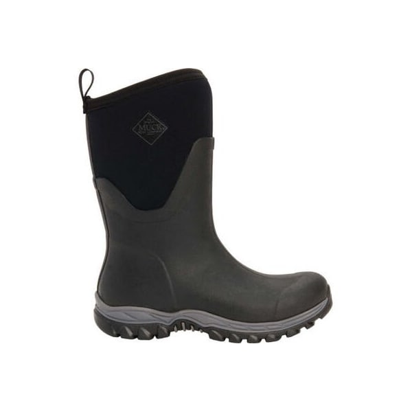 Muck Boot Co Women's Arctic Sport II Waterproof Mid Boot, 12.2 in Height, Black, 8 - AS2M-000-BLK-080