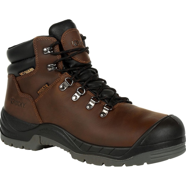 Rocky Worksmart, Men's 5 in Composite Toe Work Boot, Brown, 13, W, RKK0266 - RKK0266