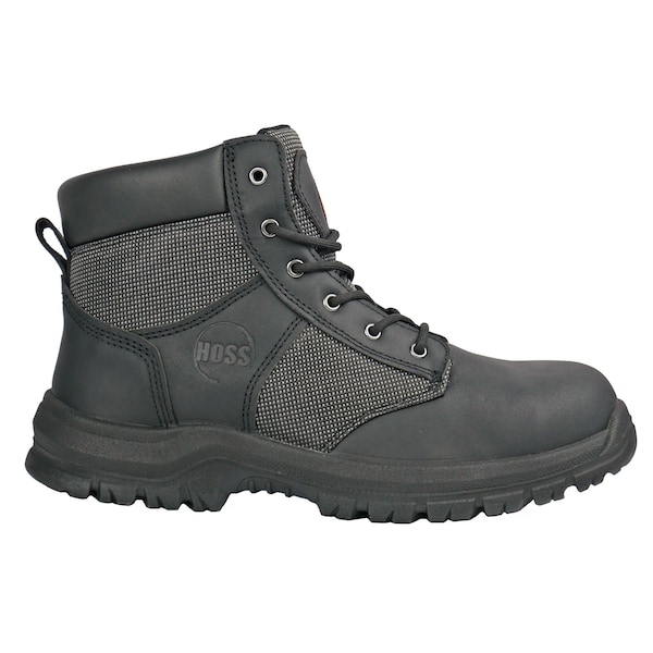Hoss Boot Co Men's Work Boot, 10.5 Steel Toe, Black, 60160 - 60160