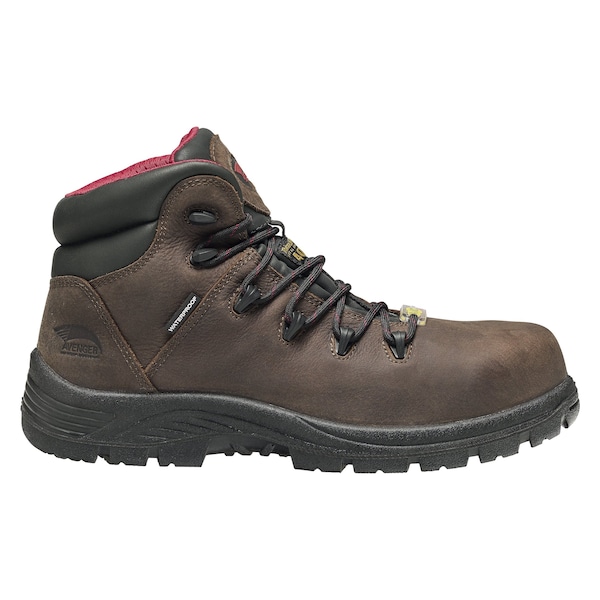 Avenger Safety Footwear Men's Composite Toe Work Boot, Brown, 9.5, Medium, A7228 - A7228-9.5M