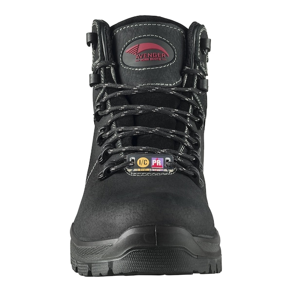 Avenger Safety Footwear Men's Carbon Nano-Fiber Toe FOUNDATION CN PR, MENS PR, Black, 15, Wide, A7400 - A7400-15W