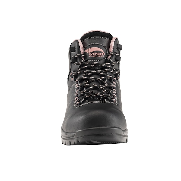 Avenger Safety Footwear Women Composite Toe BREAKER CT, WOMENS PR, Black, 6.5, Wide - A7287-6.5W