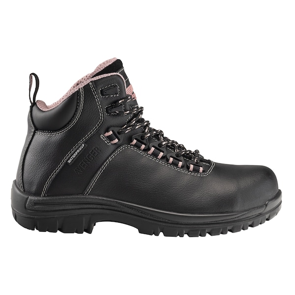 Avenger Safety Footwear Women Composite Toe BREAKER CT, WOMENS PR, Black, 6.5, Wide - A7287-6.5W
