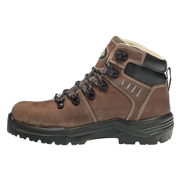 Avenger Safety Footwear Women Carbon Nano-Fiber Toe FOUNDATION CT, WOMENS PR, Brown, 9, Medium - A7451-9M