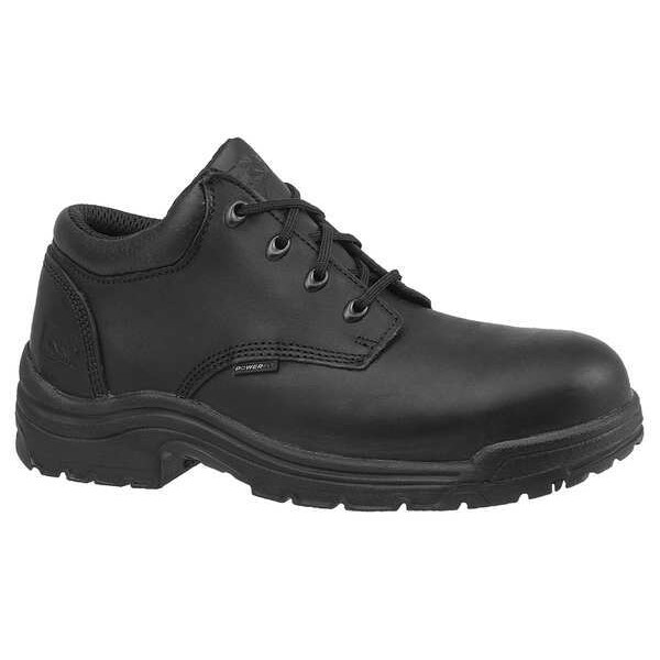 Timberland Pro Men's Oxford Shoe, Alloy Toe, Leather Upper, Rubber Outsole, Lace Up, Black, 8 W - 40044