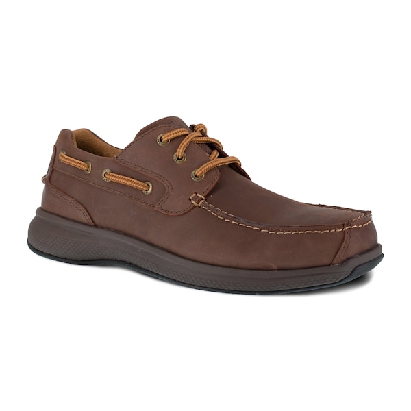 Florsheim Mens Brown Steel Toe Three Eye Tie B, Brown, 16D 12 - FS2326