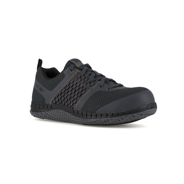 Reebok Print Work ULTK, Men's Composite Toe Athletic Shoe, Coal Gray and Black, 10, M, RB4248 - RB4248