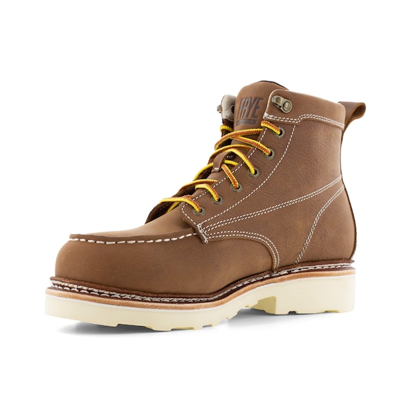 Frye Supply Mens Brown Steel Toe 6 in Waterproof, 10 W, 5 H, Brown - FR40302