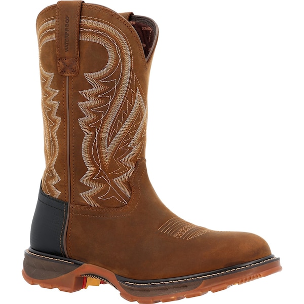 Durango Maverick XP, Waterproof Western Work Boot, 13 W, 11 in Height, Coyote Brown - DDB0481