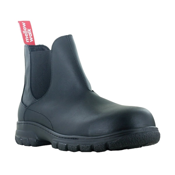 Mellow Walk Safety Women's Composite Toe Work Boot, Black, 6, E, 446128 - 446128BLK060