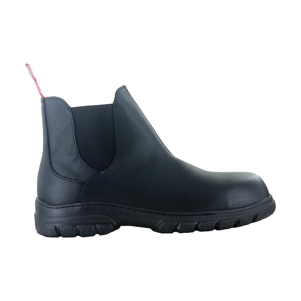 Mellow Walk Safety Women's Composite Toe Work Boot, Black, 6, E, 446128 - 446128BLK060