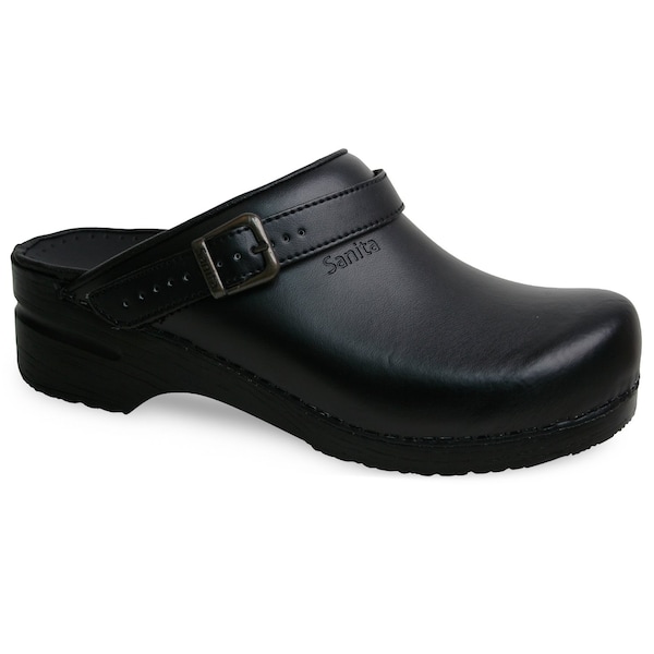Sanita INGRID Women's Open Back Clog in Black, Size 8.5-9, PR - 1500038W-002-40