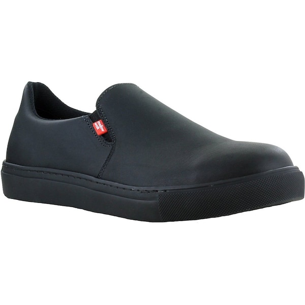 Mellow Walk Safety Womens Steel Toe, Rubber Outsole, Black, 6.5 E - 482339BLK065