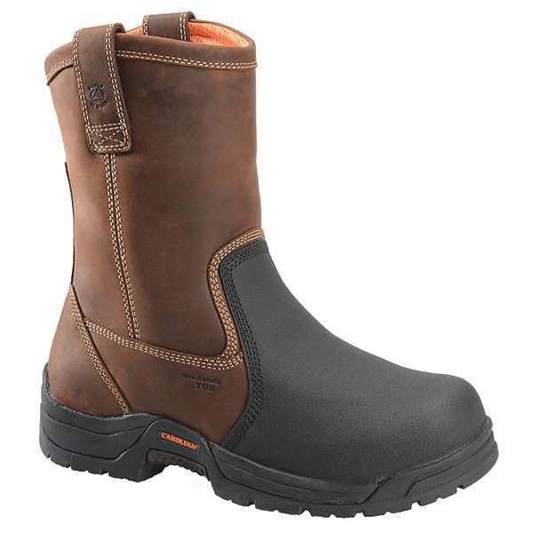 Carolina Shoe CA4582, Men's 10 in Composite Toe Wellington Boot, Brown, 8 1/2, 2E, CA4582 - CA4582