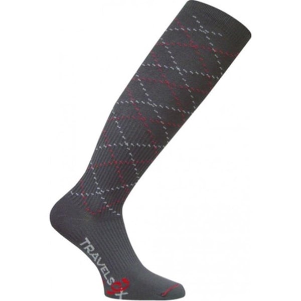 Travelsox TS 5000 Patented Graduated Compression OTC Socks 10-18 Mmhg, Grey - Small - TR459757