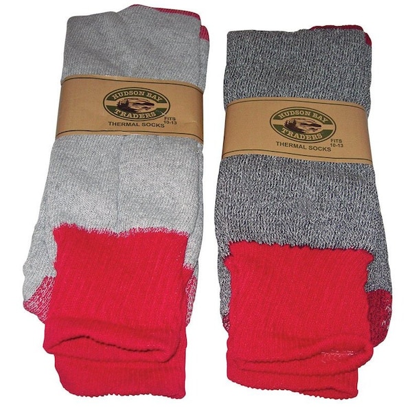 Diamond Visions Diamond Visions Hudson Bay Traders Goods Thermal Sock Cotton 1 pk - 05-0178