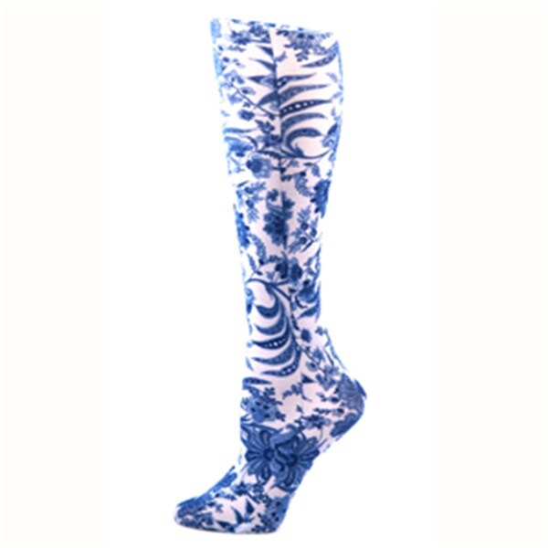 Celeste Stein CMPSQ 8-15 mm Hg Navy Paris Therapeutic Compression Sock - CELESTE-STEIN-CMPSQ-2028