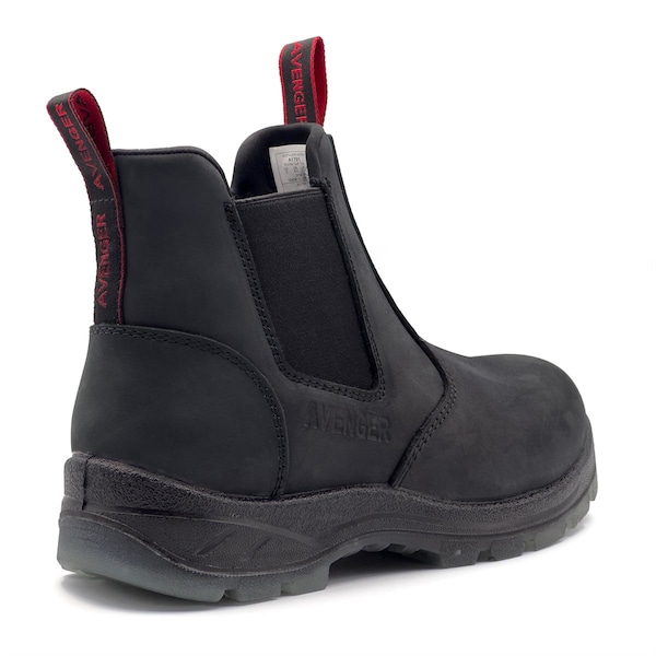 Avenger Work Boots Black Widow St - Men'S Boots - Soft Toe - Eh, Sr, Pr - Black/Black - Size: 9 - D - Regular - A1701-9M