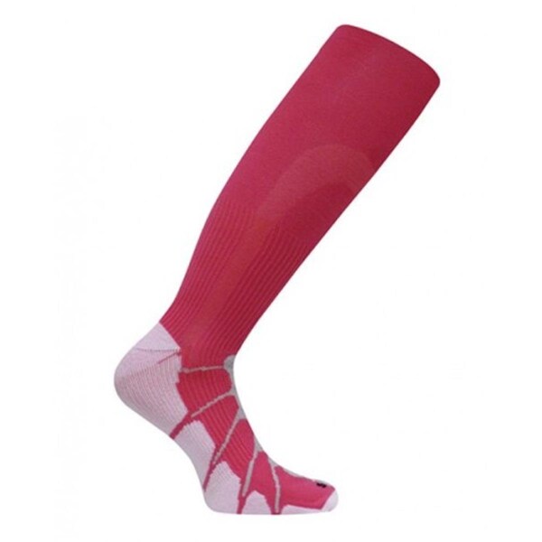 Powerplay SS 2011 Performance Sports Plantar Fasciitis OTC Knee High Compression Socks, Fuchsia - Large - PO125258