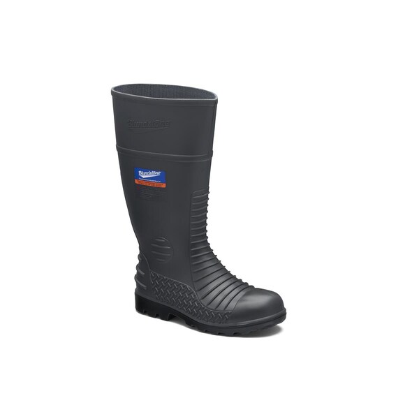 Blundstone Steel Toe Gumboots-Waterproof, Metarsal Guard, Puncture Resistant Midsole, Grey, Au Size 9, Us Size - 028-090