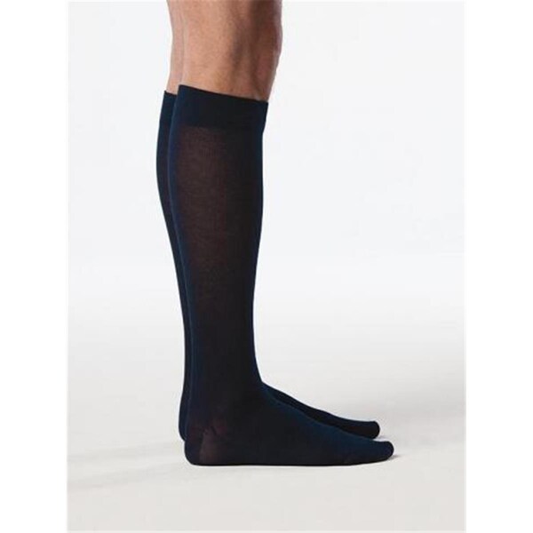 Sigvaris Cotton 30-40 mmHg Womens Closed Toe Socks- Navy - Small- Short - 233CSSW10