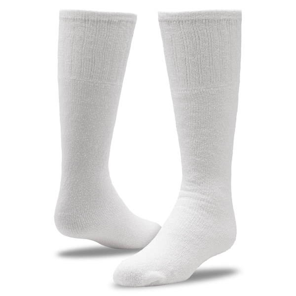 Railroad Sock Youth Tube Socks, Size 13-5Y, White, 6PK - 7020