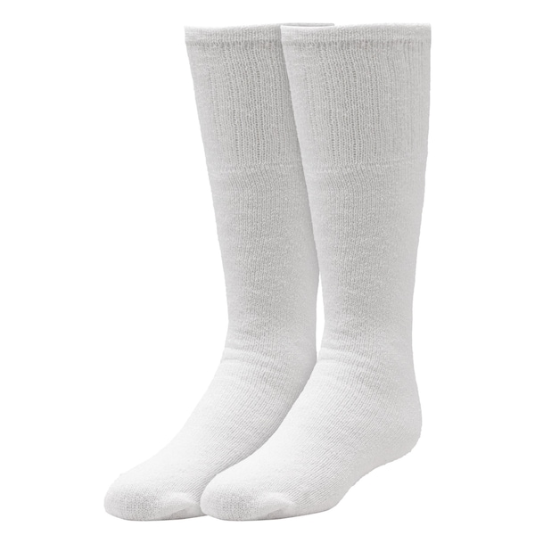Railroad Sock Youth Tube Socks, Size 13-5Y, White, 6PK - 7020