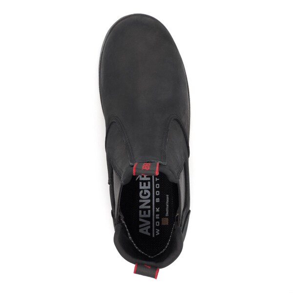 Avenger Work Boots Black Widow Ct - Men'S Boots - Composite Toe - Ct, Eh, Sr, Pr - Black/Black - Size: 10 - D - Regular - A1700-10M