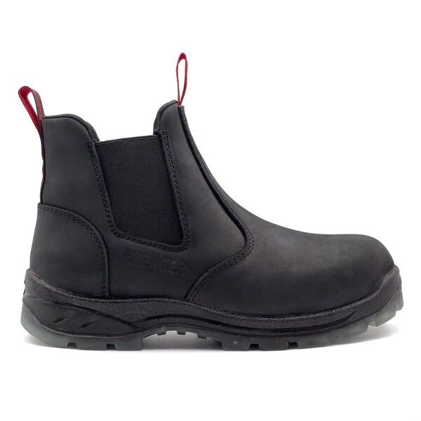 Avenger Work Boots Black Widow Ct - Men'S Boots - Composite Toe - Ct, Eh, Sr, Pr - Black/Black - Size: 10 - D - Regular - A1700-10M
