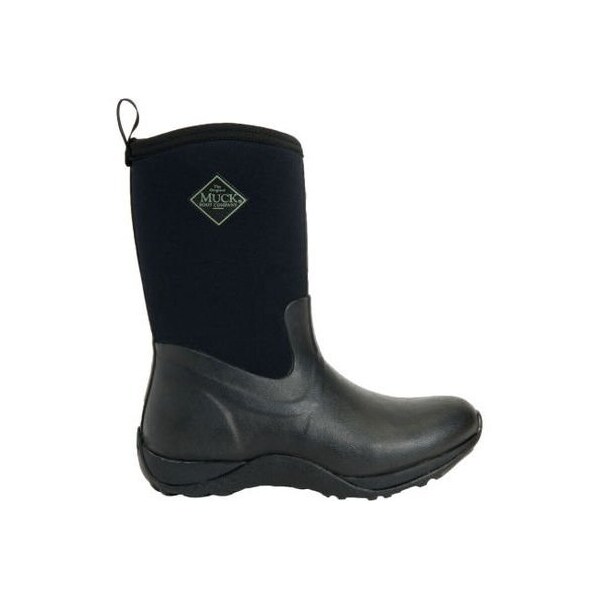 Muck Boot Co Women's Arctic Weekend Tall Rubber Boot, Plain Toe, Black, 8 - WAW-000-BLK-080