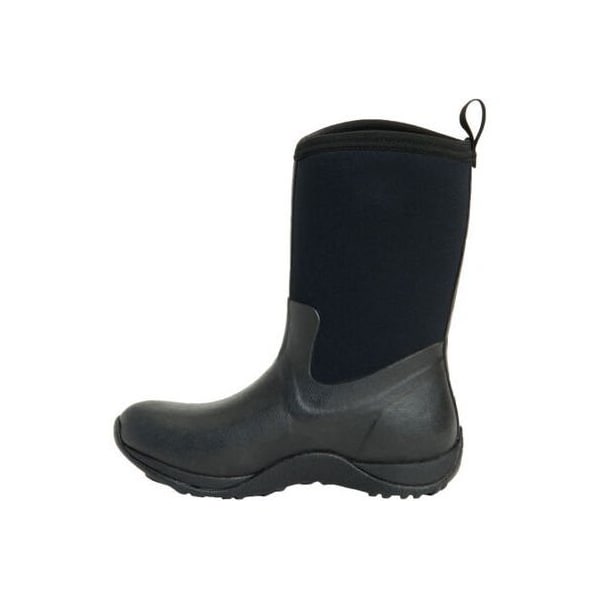 Muck Boot Co Women's Arctic Weekend Tall Rubber Boot, Plain Toe, Black, 8 - WAW-000-BLK-080