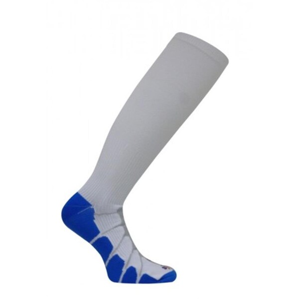 Powerplay SS 1211 Patented Graduated Compression OTC Socks 12-20 Mmhg, White - Small - PO823176