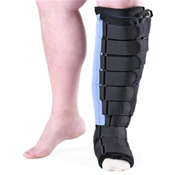 Sigvaris -1203-BKR-L 30-40 mmHg Medafit Below Knee with Boot for Left - Black, Large Regular - SIGVARIS-1203-BKR-L