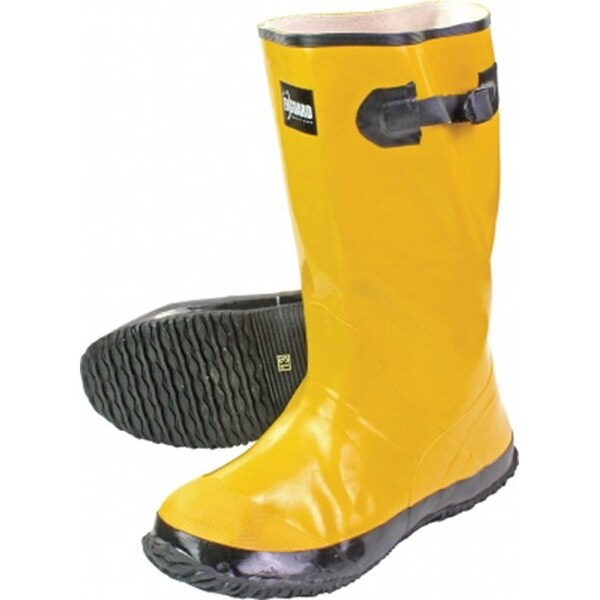 The Brush Man 17” Over-The-Shoe Yellow Slush Boots, Size 14 - BOOT-SLUSH-14