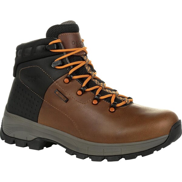 Georgia Boot Men's Waterproof Hiker Boot, 10.5 M, Leather, 6 in H, Brown - GB00402