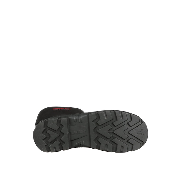 Tingley Men's Mid Rubber Boots, 13 Half Rubber-Neoprene, Black - 87121