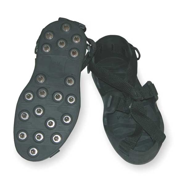 Midwest Rake Floor Stripping Overshoe, Rubber, Black, 12 to 13-1/2 - 3YPC6