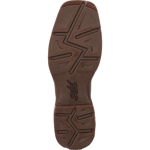 Durango Men's Western Boot, 8.5 M, Leather, 12 in H, Russet - DDB0361